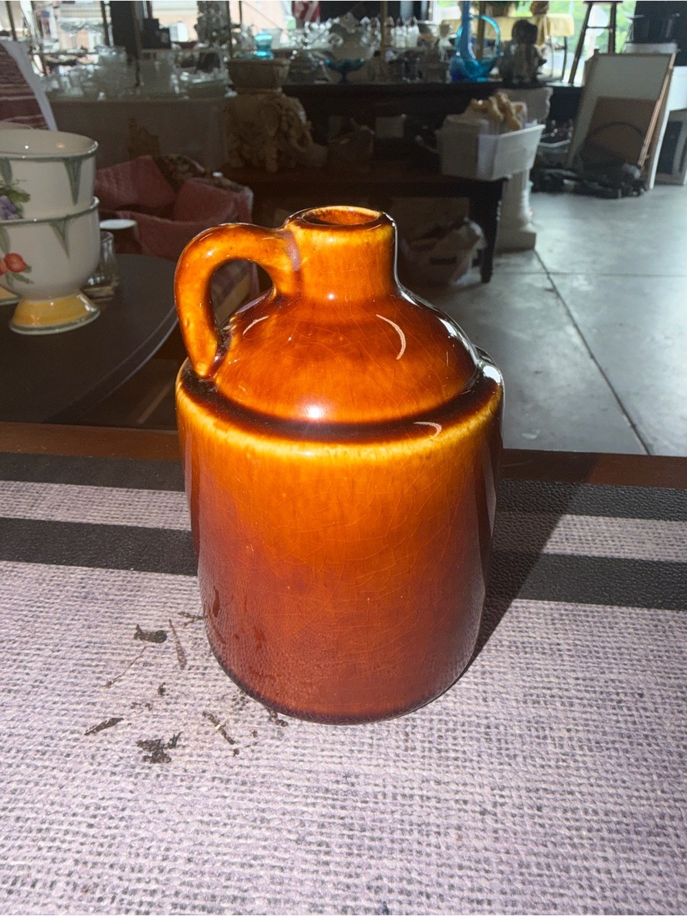 Vintage Ceramic Mini Jug with Handle